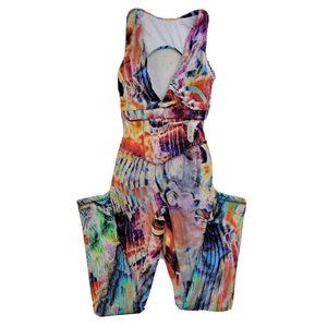 NEW - Gym Set Leggings Longline Sports Bra Women’s XS Art Booty Enhanced Workout